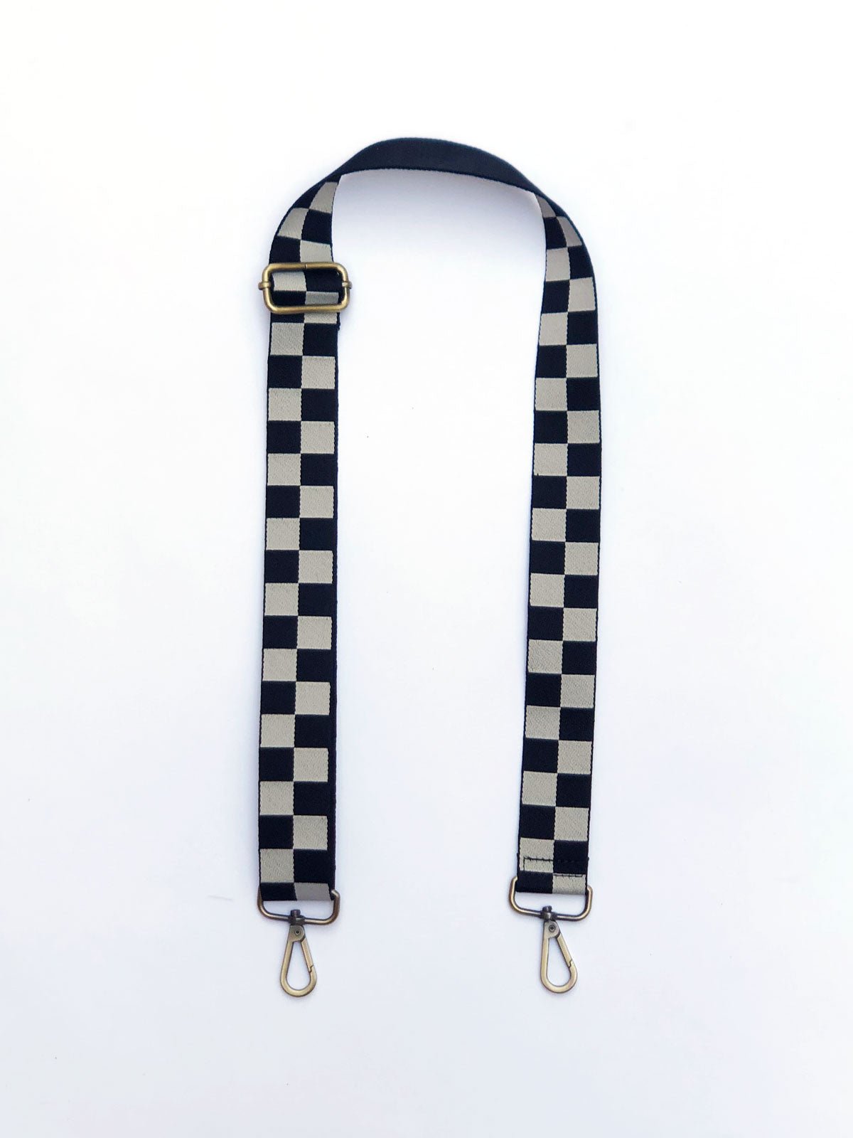 Bag and Strap Bundle: Checkered Strap and Bowie Pack in Ivory