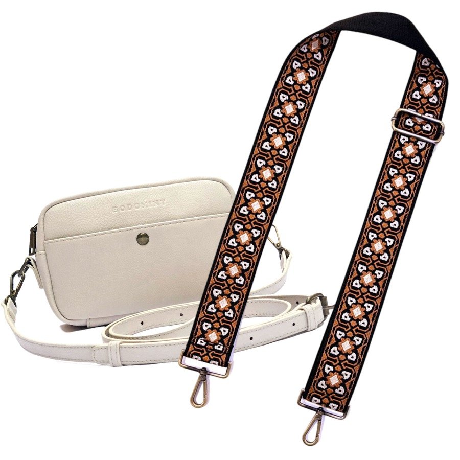 Bag and Strap Bundle: Flora Strap and Bowie Pack in Ivory