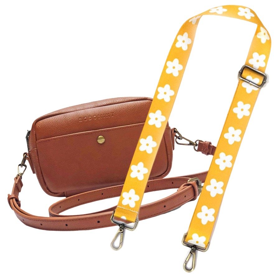 Bag and Strap Bundle: Daisy Strap and Bowie Pack in Camel