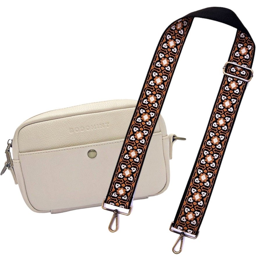 Bag and Strap Bundle: Flora Strap and Bowie Pack in Ivory