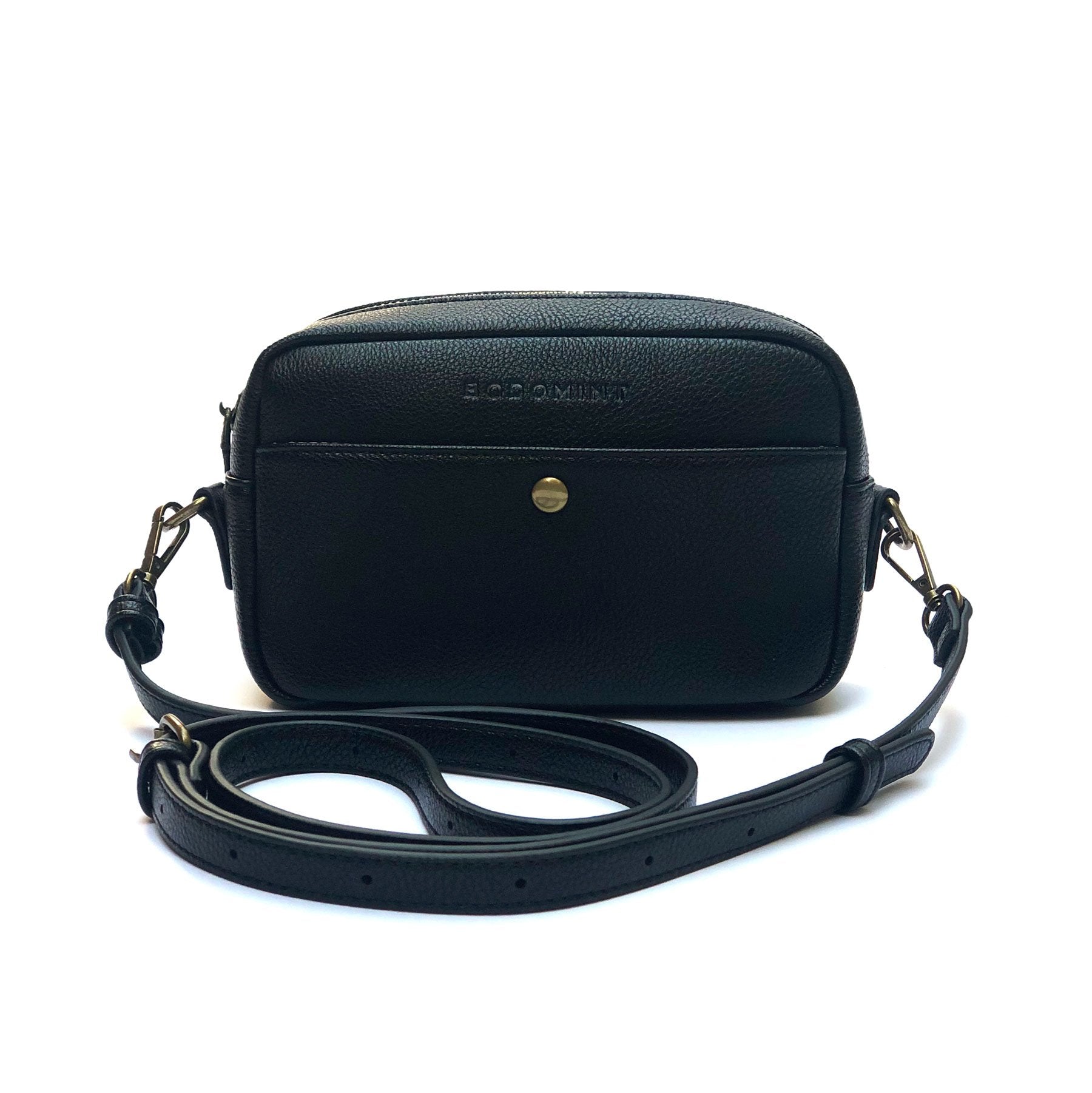 Bag and Strap Bundle: Flora Strap and Bowie Pack in Black