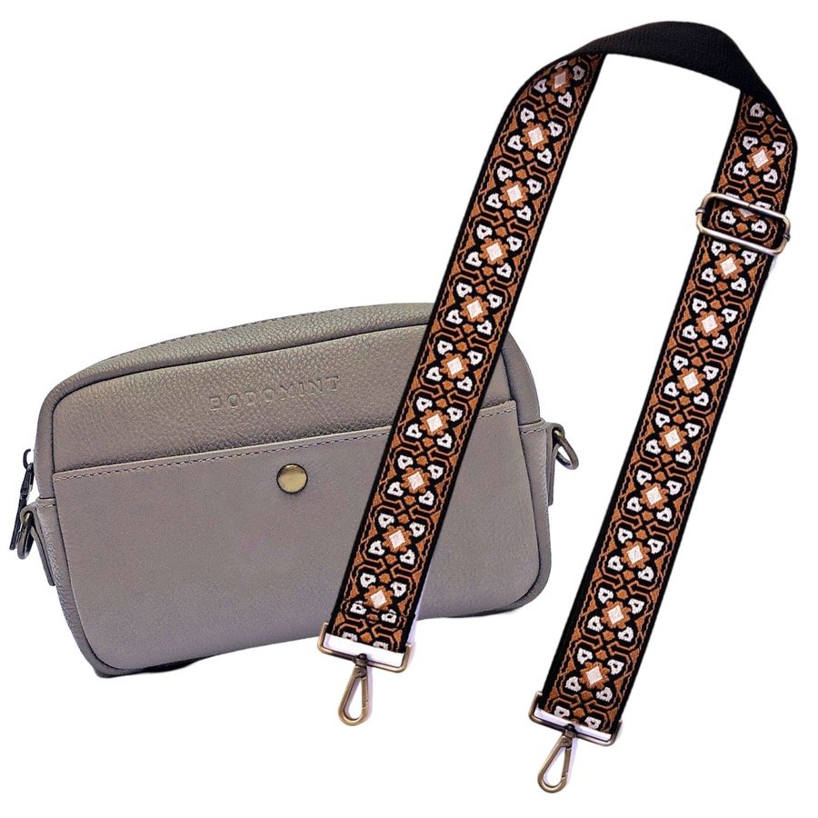 Bag and Strap Bundle: Flora Strap and Bowie Pack in Stone